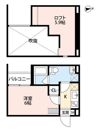 東部市場前駅 徒歩10分 2階の物件間取画像